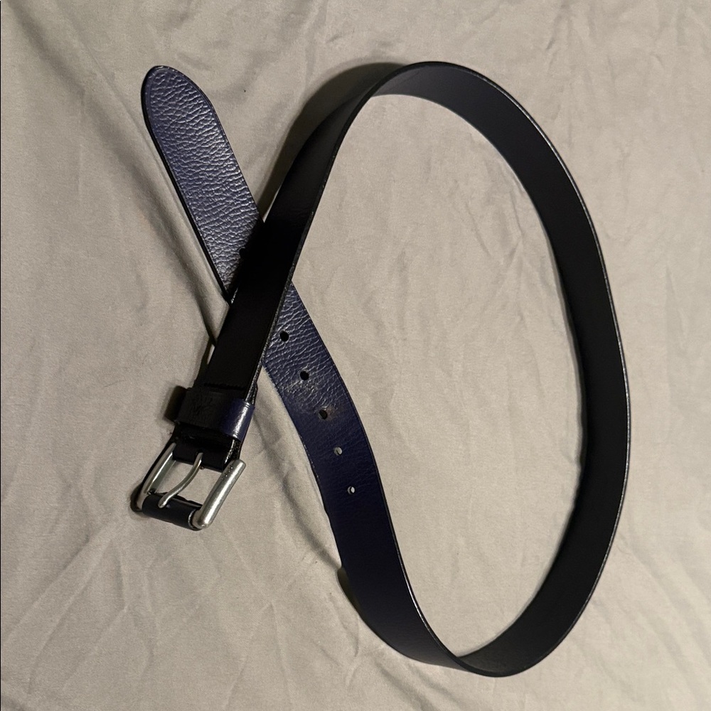 Polo by Ralph Lauren navy Leather Belt